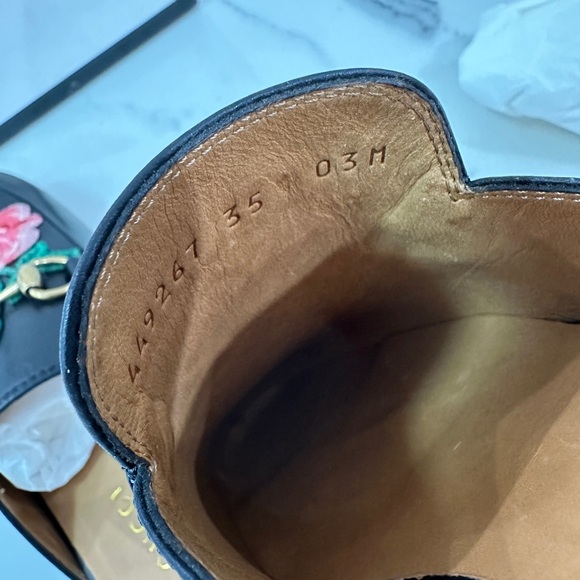 Gucci Embroidered Princetown Mules - Picture 5 of 8